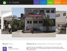 Tablet Screenshot of iu-hospital.com